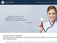 Tablet Screenshot of medimo-instytut.pl